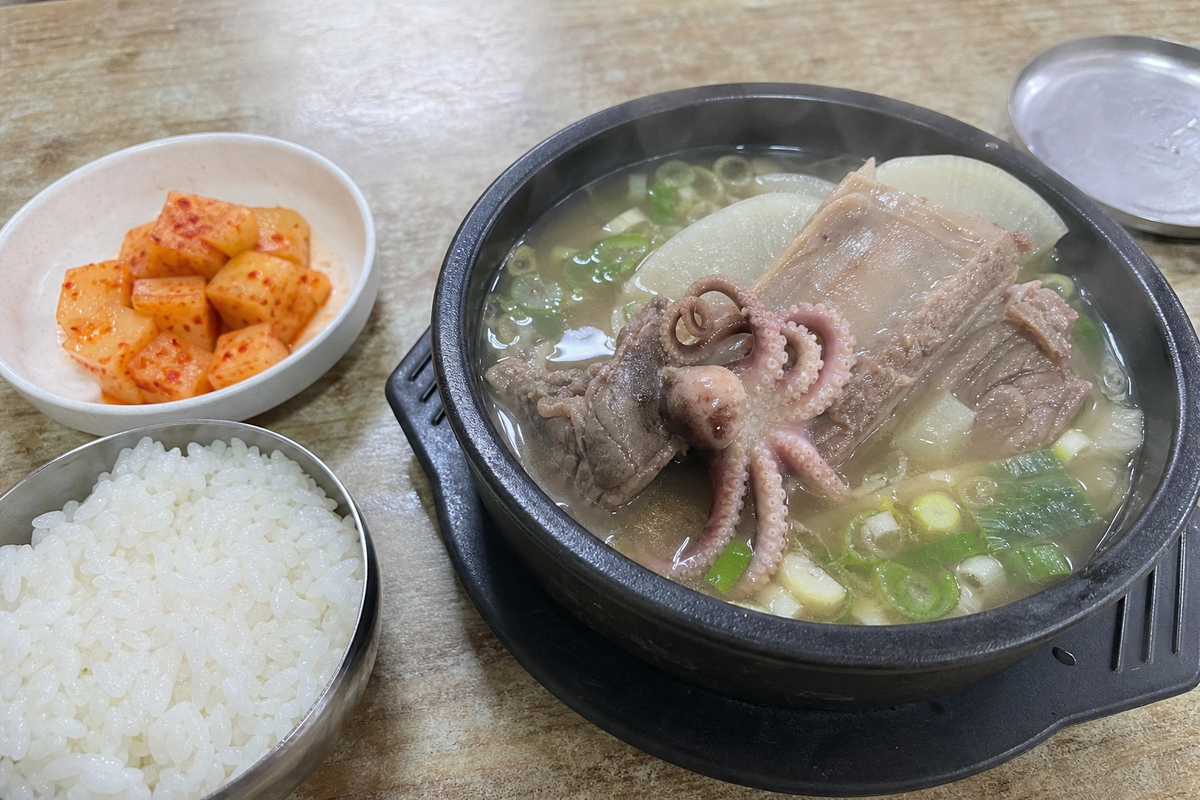 갈낙탕 만드는 법 갈비 낙지 보양탕