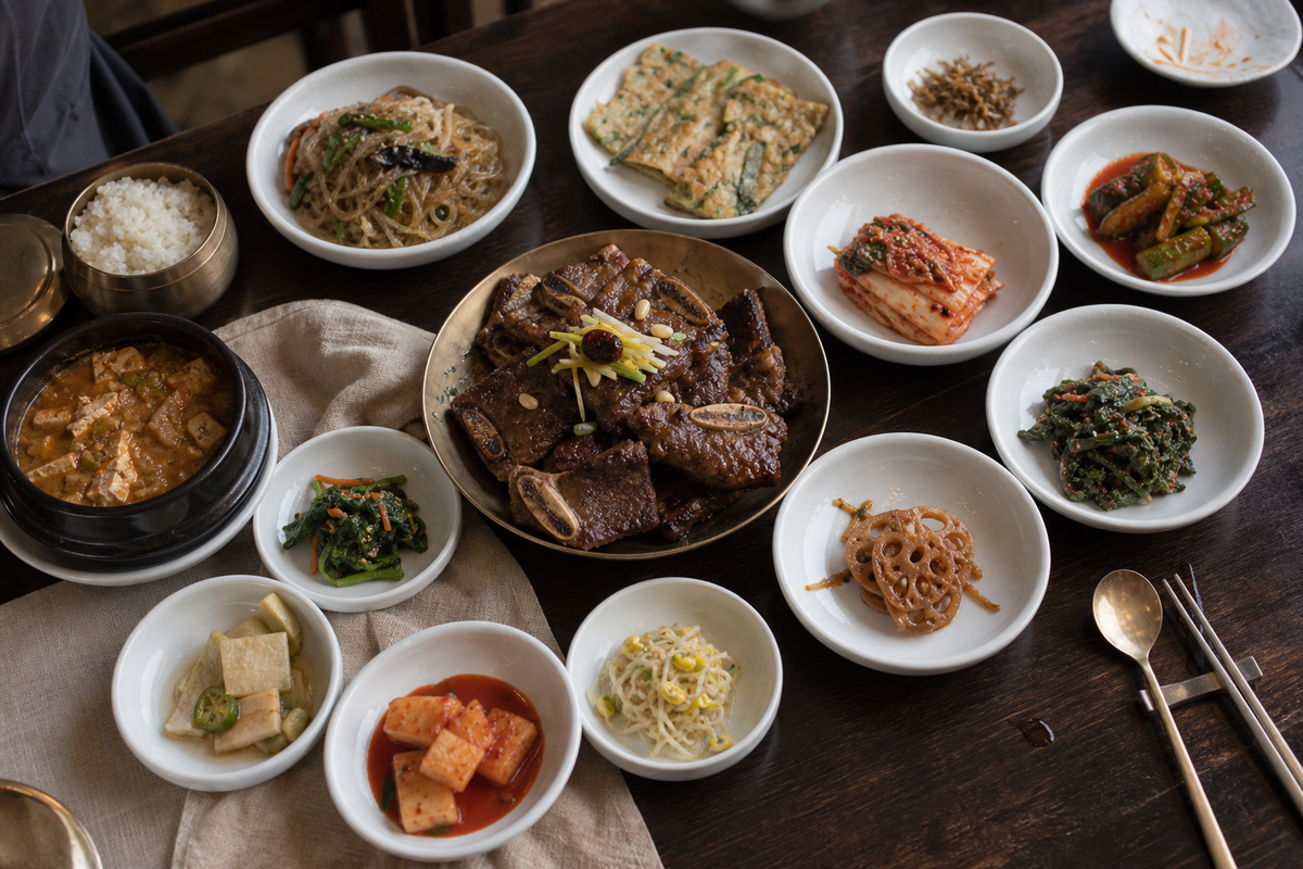 한정식 채담 &mdash; 정통 한정식 한 상