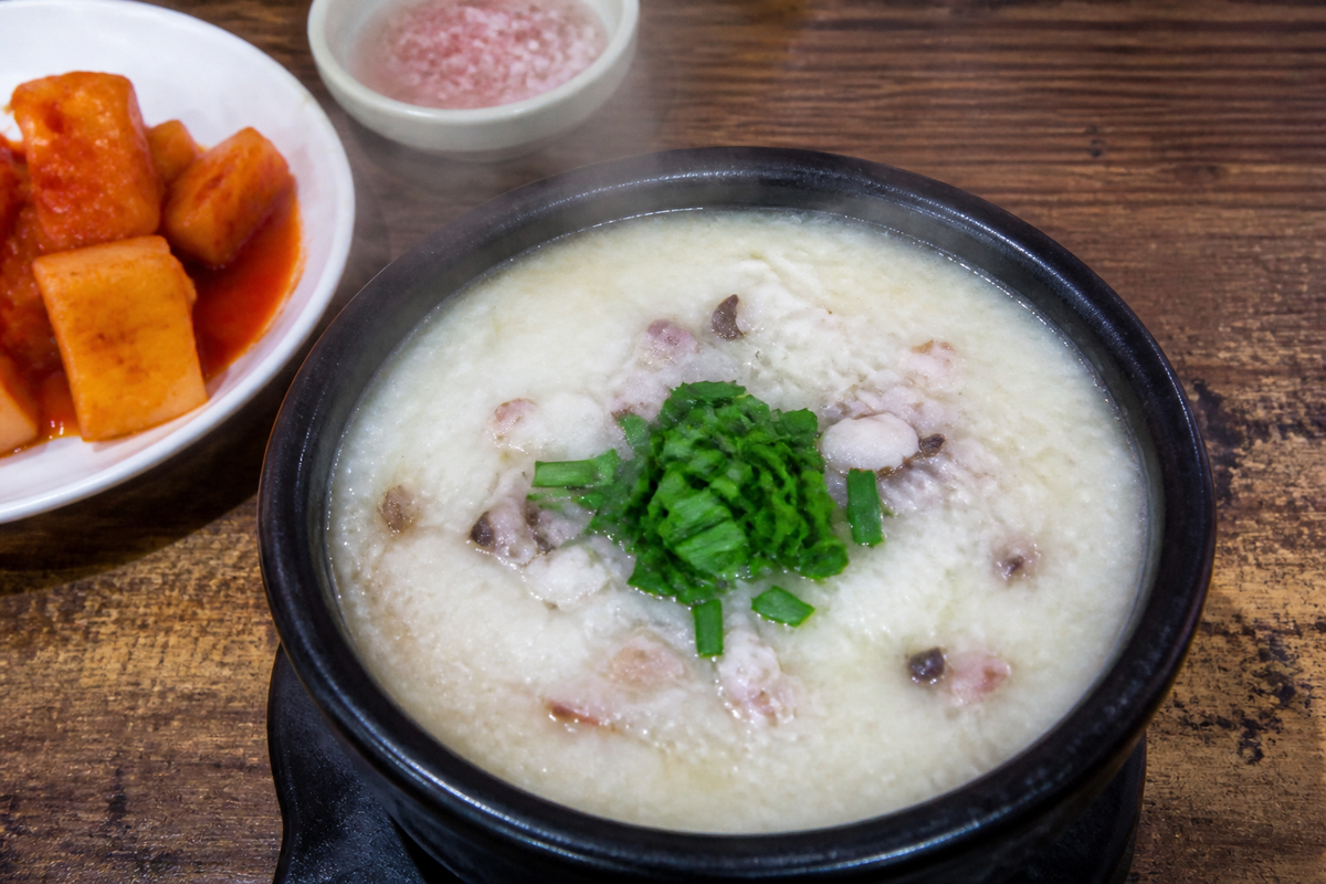 낙지죽 부드럽게