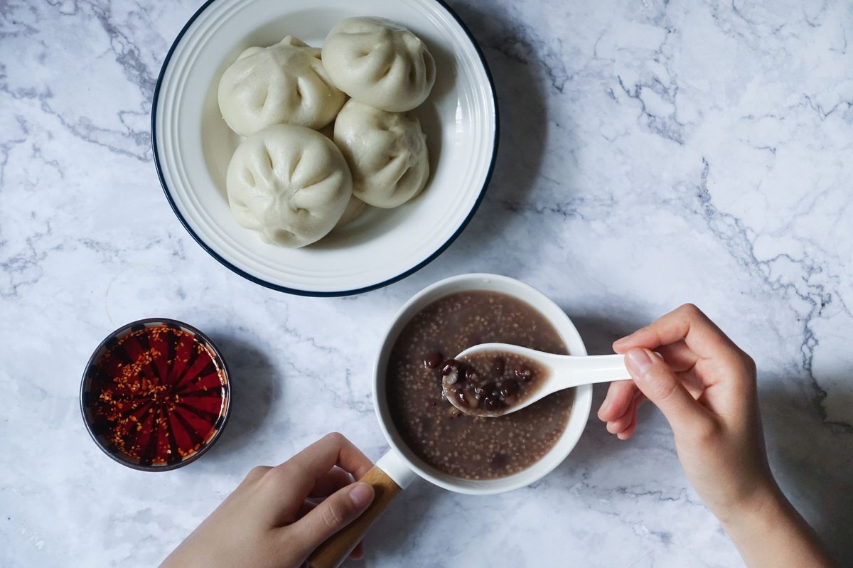 팥칼국수 진한 팥물 전라도식