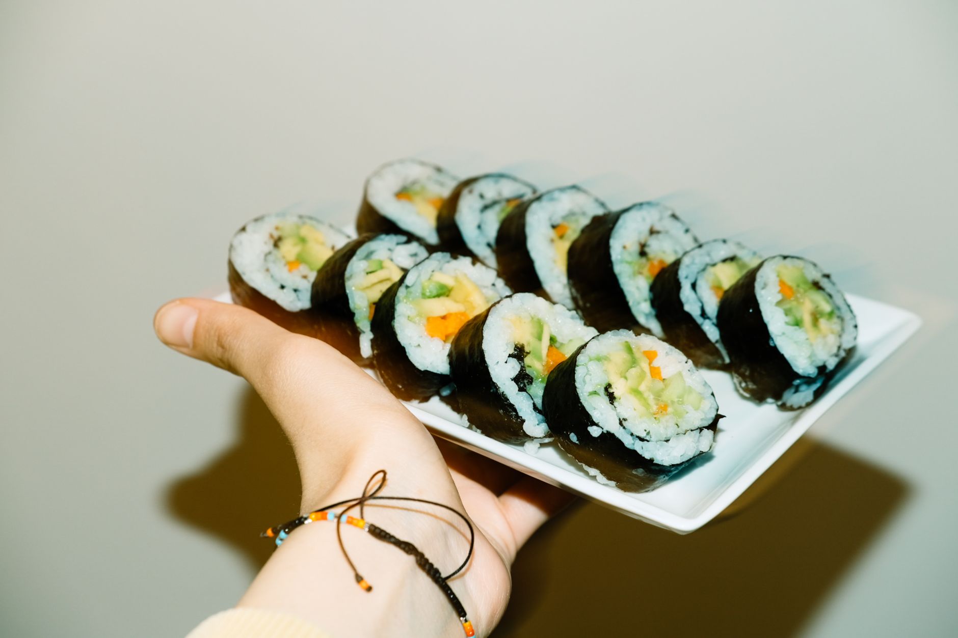꼬마김밥 안 터지게