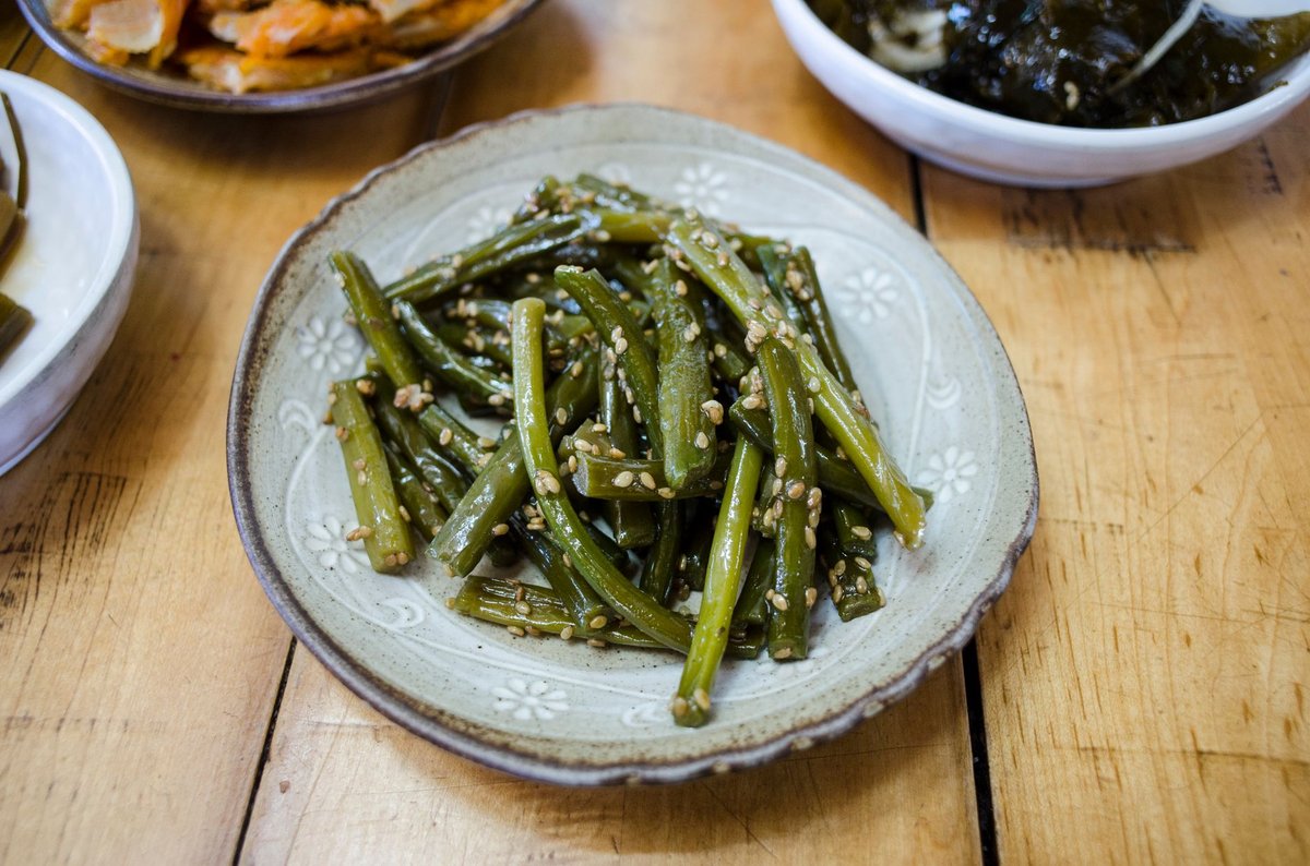 마늘종볶음 아삭하게